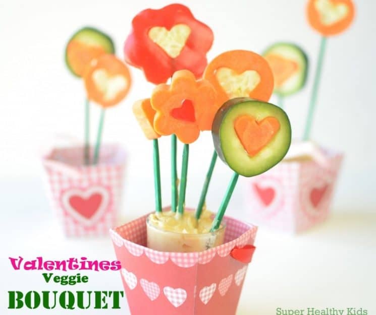 Valentines Cucumber Bouquet. Valentine's Day is right around the corner!